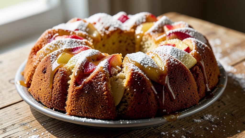 Apple Cake Recipe in Tube Pan: Buttery Streusel Crown Over Warm Apple Filling
