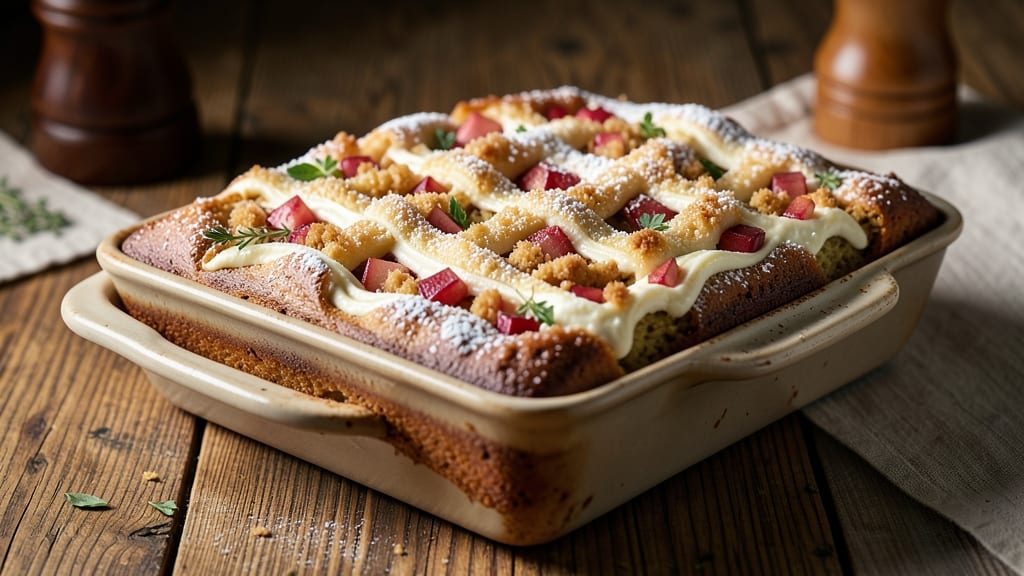Apple Cream Cheese Coffee Cake Recipe: Buttery Streusel Crown Over Spiced Apple Swirls