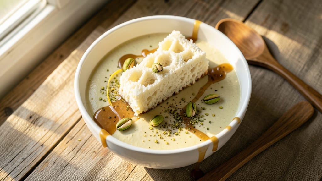 Angel Food Cake Pistachio Pudding Dessert Recipe: Airy Cloud Meets Nutty Cream Swirl