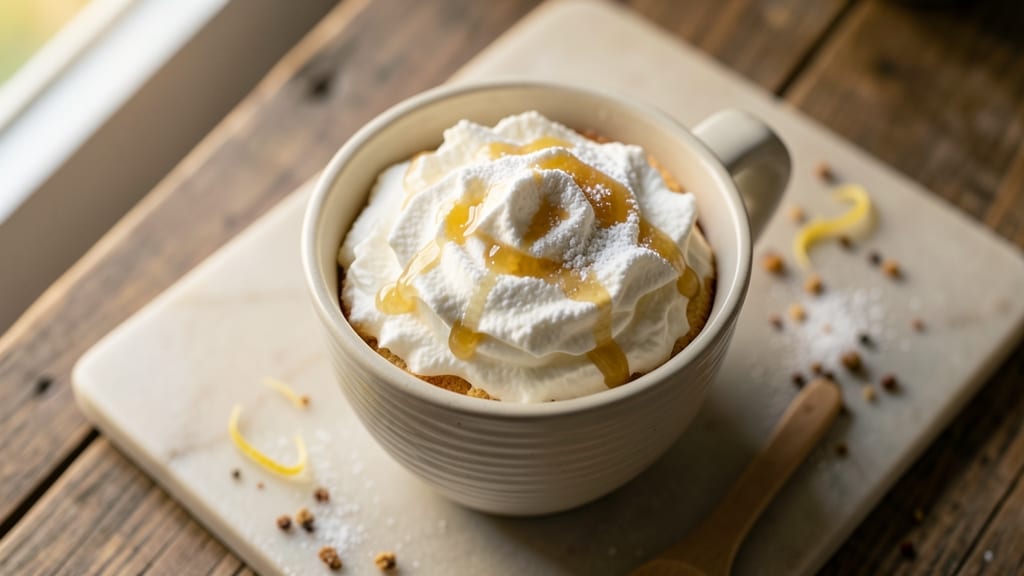 Angel Food Cake in a Mug Recipe: Microwave Magic in 2 Minutes