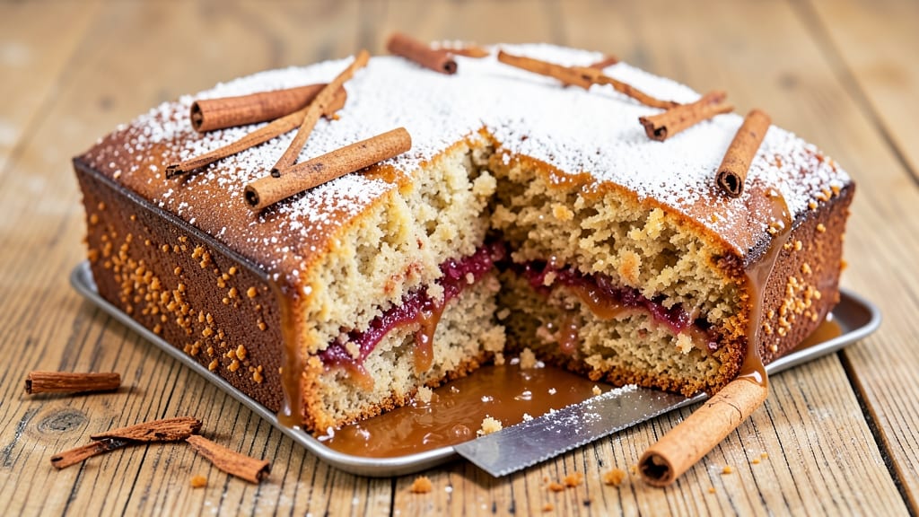 Apple Cider Donut Pound Cake Recipe: Spiced Caramel Swirl with Crumbly Top
