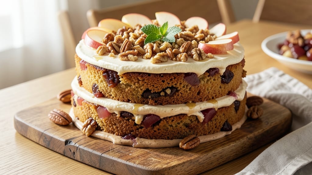 Apple Date Walnut Cake Recipe: Warm Spiced Layers With Nutty Crunch