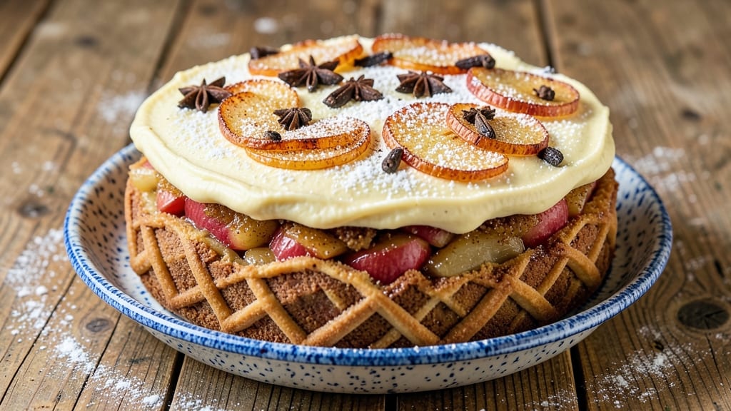 Apple Kuchen Cake Recipe: Buttery Streusel Crown Over Spiced Fruit Filling